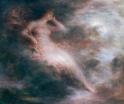 Gecenin Kraliçesi by Ignace Henri Jean Fantin Latour