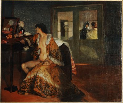 Celestina ... (tuval üzerine resim) by Ignacio Zuloaga y Zabaleta