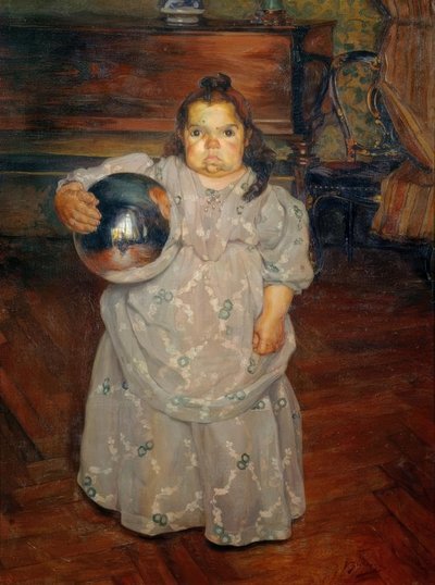 Die Zwergin Doña Mercedes by Ignacio Zuloaga y Zabaleta