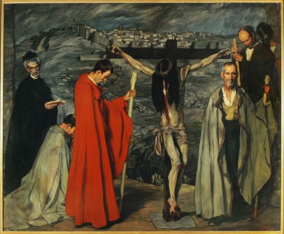 Ignacio Zuloaga / Kanayan İsa veya Kan İsa , 1911, Tuval üzerine yağlı boya, 250 × 300 cm by Ignacio Zuloaga y Zabaleta