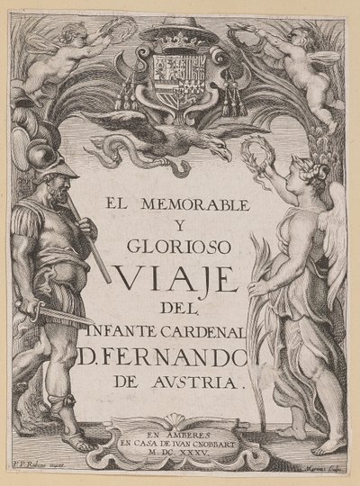 D. De Aedo y Gallert için Başlık Sayfası, The...Infante Cardenal
