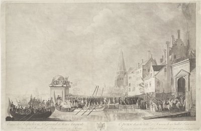 Aankomst van Napoleon, Josephine te Antwerpen