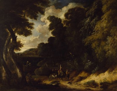 Figürlü Peyzaj (tuval üzerine yağlı boya) by Ignatius van der Stock