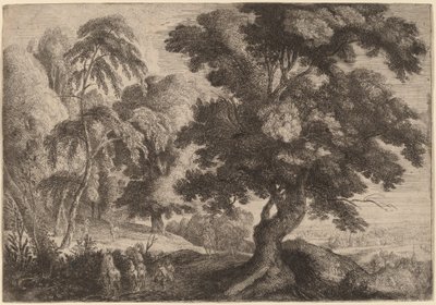 İki Geyik ile Manzara by Ignatius van der Stock