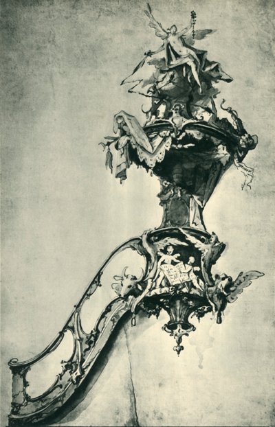 Bir minber için tasarım, 18. yüzyılın ortaları, 1943. by Ignatz Günther