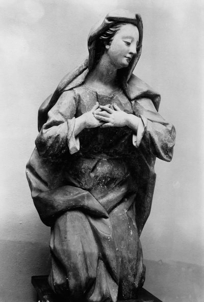 Diz çökmüş Mary (pişmiş toprak) by Ignaz 1725 75 Gunther