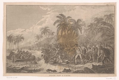Hawaii halkıyla bir savaş sırasında James Cook