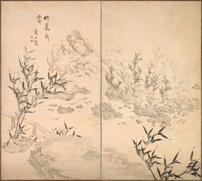 Yağmurdan Sonra Güzel Havada Bambu, 1700