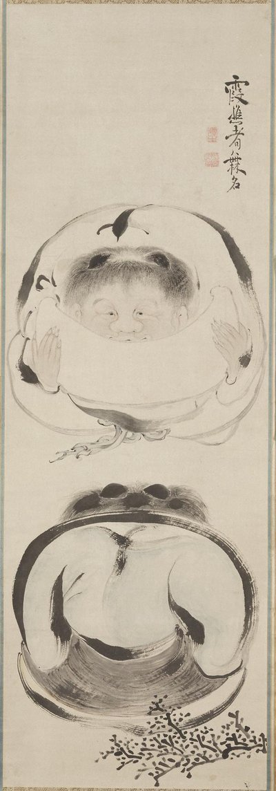 Kanzan ve Jittoku by Taiga Ike