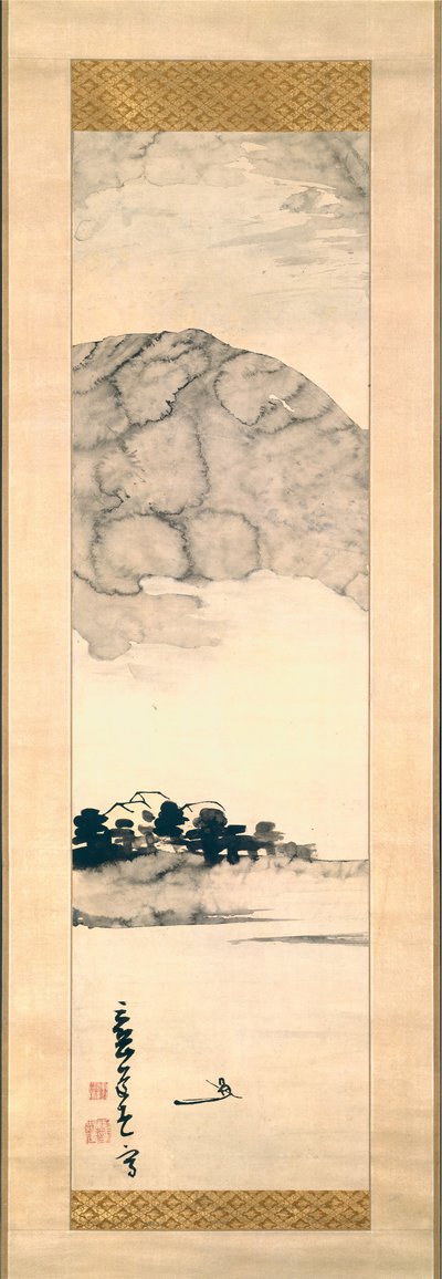 Bir Peyzajın Parmak Resmi, 18. yüzyıl. by Ike no Taiga