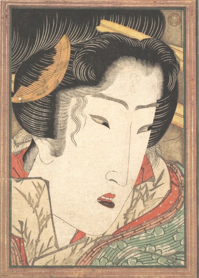 Bahar Karıyla Soğuyan Tutkulardan Reddedilen Geyşa, 1824. by Ikeda Eisen