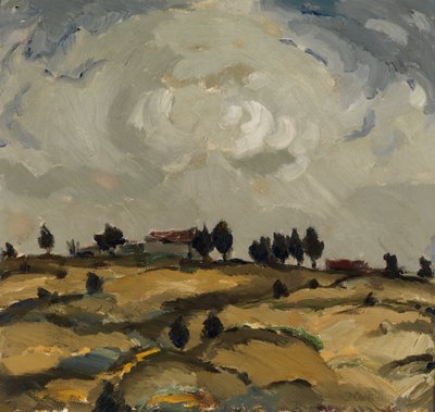 Bulutlu sonbahar manzarası by Ilmari Aalto