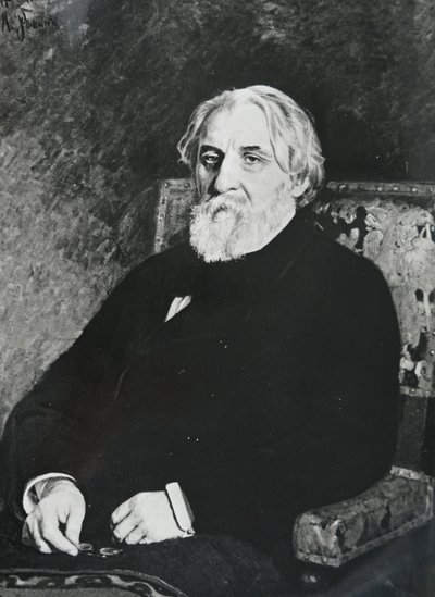 Ivan Sergeyevich Turgenev by Ilya Efimovich (after) Repin