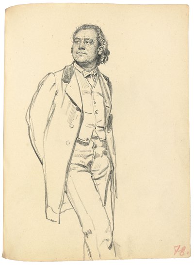 Duran Adam Figürü, c. 1872-1875 by Ilya Efimovich Repin