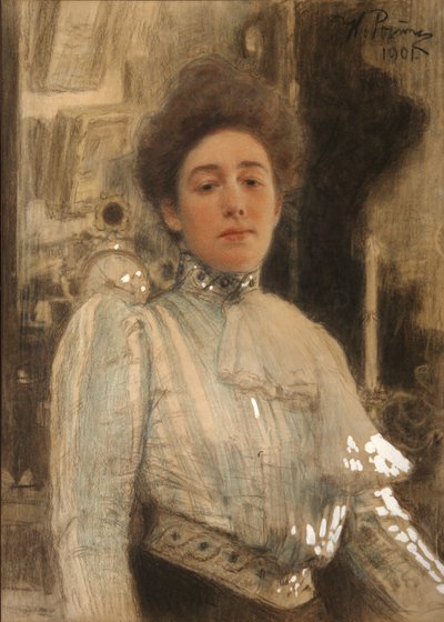 Alexandra Pavlovna Botkina'nın Portresi 1867-1959, 1901 by Ilya Efimovich Repin