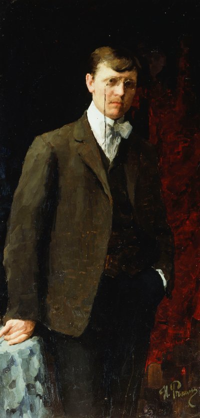 Bir Adamın Portresi, muhtemelen Ivan Georgievich Drozdov by Ilya Efimovich Repin