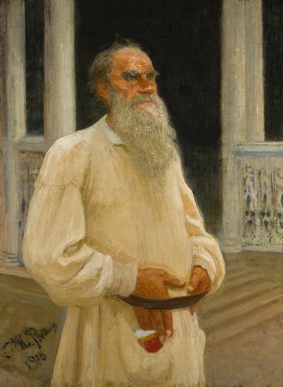 Yazar Kont Lev Nikolayevich Tolstoy