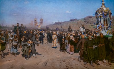 KURSK İLİNDE DİNİ ALAY by Ilya Efimovich Repin