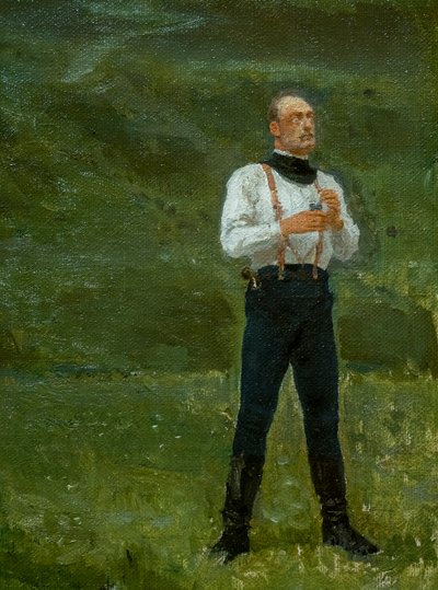 DUEL (detay) by Ilya Efimovich Repin