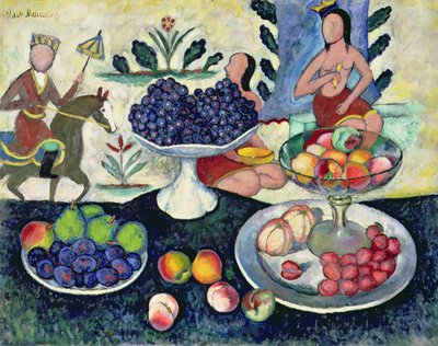 Meyve Natürmort, 1913 by Ilya Ivanovich Mashkov