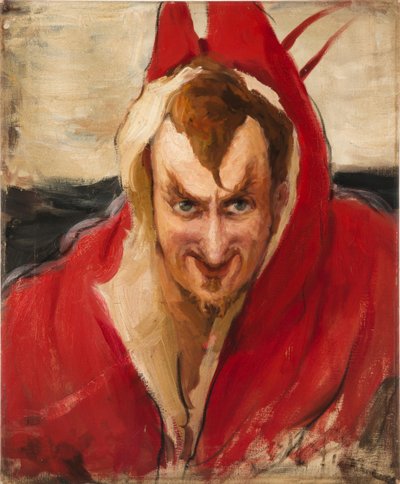 Mephistopheles olarak Grigory Grigoryevich Ge 1867-1942. by Ilya Efimovich Repin