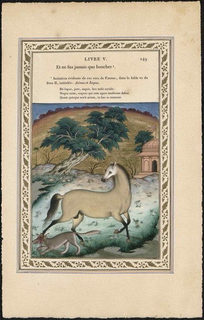 At ve Kurt At ve Kurt, 1837-1839. by Imam Bakhsh Lahori