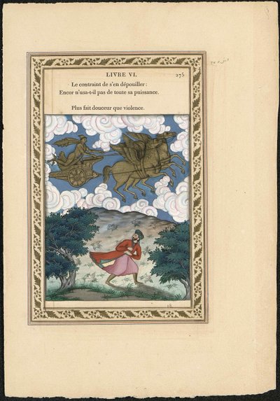 Phebus ve Boree Phoebus ve Boreas, 1837-1839. by Imam Bakhsh Lahori