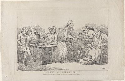 Şehir Kursu, 1786., 1786. by Imitator of Thomas Rowlandson.