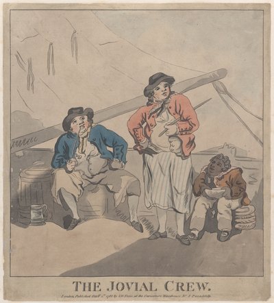 Neşeli Mürettebat, 1 Ekim 1786., 1 Ekim 1786. by Imitator of Thomas Rowlandson.