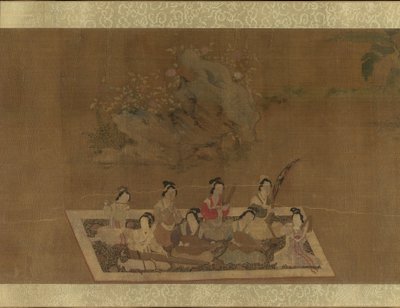 Lady Su Hui ve Ayet Bulmacası, 16. yüzyıl. by In the style of Qiu Ying