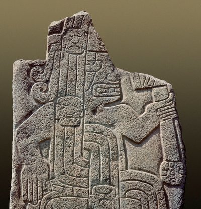 İnka uygarlığı: bir savaşçıyı temsil eden kabartma (taş) by Incan