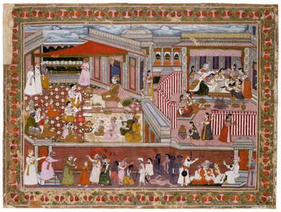 Sarayda Doğum, 1760-1770 by Indian Art