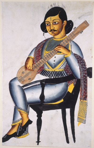 Bengalli müzisyen by Indian School