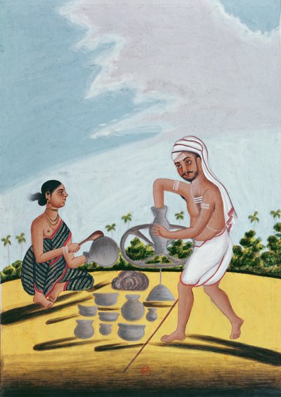 Bir Çömlekçi İş Başında by Indian School