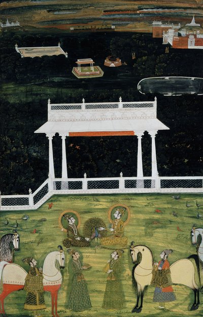 Bir Princely Paradise, c. 1750-1760 by Indian School