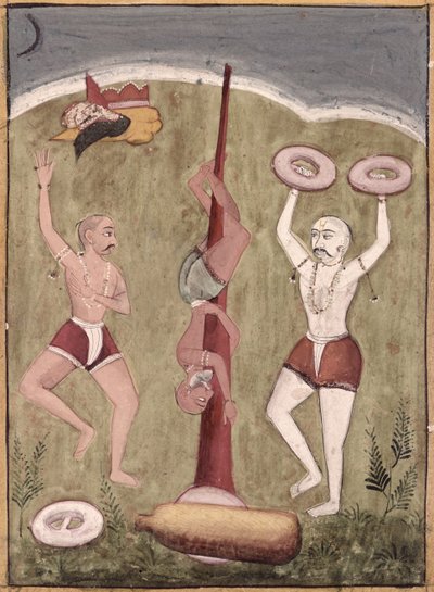 Fiziksel yetenekler sergileyen akrobatlar by Indian School