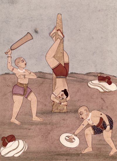 Fiziksel yetenekler sergileyen akrobatlar by Indian School