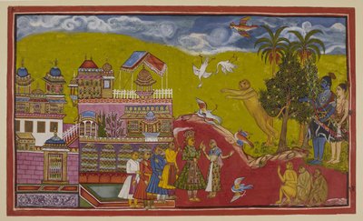 Ekle 15296 (2) f.14r, Sugriva ve müttefikleri Ba li