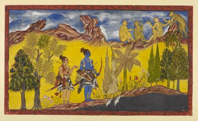 Ekle 15296 (2) f.2r, Kaçırılan Sita