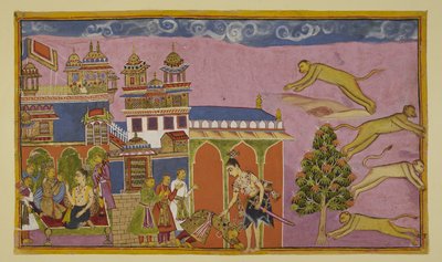 15296 (2) f.38r ekleyin, Laksmana Sugriva