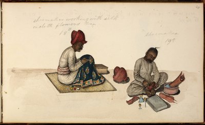 Ekle. Veya. 1539, Ayakkabıcı ve Nakışçı by Indian School