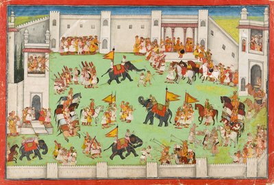 Damadın saraya gelişi, Ramayana