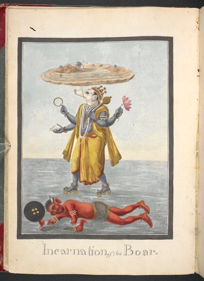 Yaban domuzu enkarnasyonu, Varaha avatara, Vişnu