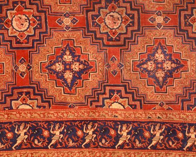 Tay tasarımlı Ayuttaya döneminden kumaş (baskılı pamuk) by Indian School