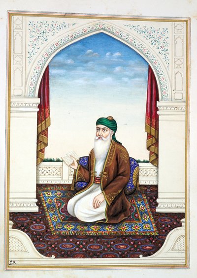 Fakir Syad Nur-o-Deen, The Kingdom of the Punjab, its Rulers and Chiefs, cilt I, kimliği belirsiz bir Hintli sanatçının 27 suluboya çalışması, c.1840 (kağıt üzerinde wc) by Indian School