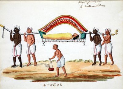 Cenaze alayı (kağıt üzerinde wc) by Indian School