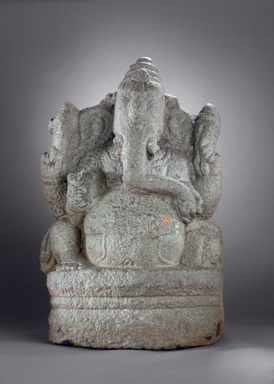 Ganesha, 12-13. yüzyıl (granit) by Indian School