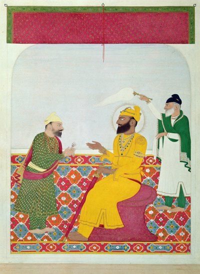 Guru Gobind Singh (1666-1708) 1815-25 by Indian School