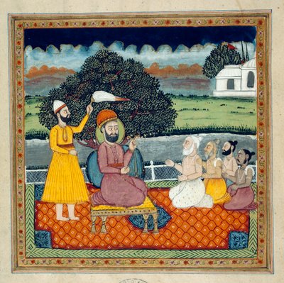 Sih dininin kurucusu Guru Nanak, Hindu kutsal adamlarıyla anlaşmazlık içinde by Indian School