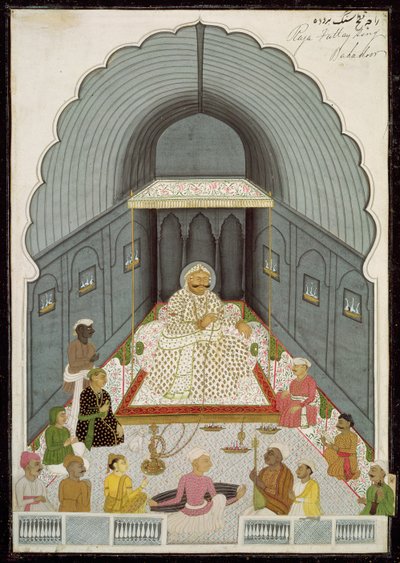 İçinde. 70.4 Fateh Singhs (1769-1818) müzik partisi, c.1770-80 by Indian School